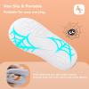 imageWateLves Wide Toddler Water Shoes Kids Barefoot Athletic Sneakers Girls Boys Quick Dry Aqua Socks for Beach Hiking Swim Kayak Sport Accessories Camping EssentialsWhite