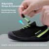 imageWateLves Wide Toddler Water Shoes Kids Barefoot Athletic Sneakers Girls Boys Quick Dry Aqua Socks for Beach Hiking Swim Kayak Sport Accessories Camping EssentialsBlackGreen