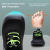 imageWateLves Wide Toddler Water Shoes Kids Barefoot Athletic Sneakers Girls Boys Quick Dry Aqua Socks for Beach Hiking Swim Kayak Sport Accessories Camping EssentialsBlackGreen