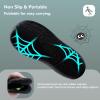 imageWateLves Wide Toddler Water Shoes Kids Barefoot Athletic Sneakers Girls Boys Quick Dry Aqua Socks for Beach Hiking Swim Kayak Sport Accessories Camping EssentialsBlackGreen