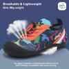 imageWateLves Wide Toddler Water Shoes Kids Barefoot Athletic Sneakers Girls Boys Quick Dry Aqua Socks for Beach Hiking Swim Kayak Sport Accessories Camping EssentialsDinosaurs
