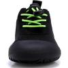 imageWateLves Wide Toddler Water Shoes Kids Barefoot Athletic Sneakers Girls Boys Quick Dry Aqua Socks for Beach Hiking Swim Kayak Sport Accessories Camping EssentialsBlackGreen