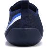imageWateLves Wide Toddler Water Shoes Kids Barefoot Athletic Sneakers Girls Boys Quick Dry Aqua Socks for Beach Hiking Swim Kayak Sport Accessories Camping EssentialsNavy Blue