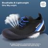 imageWateLves Wide Toddler Water Shoes Kids Barefoot Athletic Sneakers Girls Boys Quick Dry Aqua Socks for Beach Hiking Swim Kayak Sport Accessories Camping EssentialsBlack Blue
