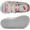 imageWateLves Wide Toddler Water Shoes Kids Barefoot Beach Swim Aqua Shoes Boys Girls Breathable Mesh Walking Hook and Loop SneakersBeige Unicorn