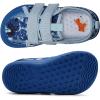 imageWateLves Wide Toddler Water Shoes Kids Barefoot Beach Swim Aqua Shoes Boys Girls Breathable Mesh Walking Hook and Loop SneakersBlue Shark