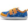 imageWateLves Wide Toddler Water Shoes Kids Barefoot Beach Swim Aqua Shoes Boys Girls Breathable Mesh Walking Hook and Loop SneakersBlueYellow