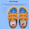 imageWateLves Wide Toddler Water Shoes Kids Barefoot Beach Swim Aqua Shoes Boys Girls Breathable Mesh Walking Hook and Loop SneakersBlueYellow