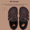 imageWateLves Wide Toddler Water Shoes Kids Barefoot Beach Swim Aqua Shoes Boys Girls Breathable Mesh Walking Hook and Loop SneakersBrown