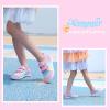 imageWateLves Wide Toddler Water Shoes Kids Barefoot Beach Swim Aqua Shoes Boys Girls Breathable Mesh Walking Hook and Loop SneakersColourful Fishscales