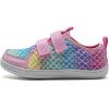 imageWateLves Wide Toddler Water Shoes Kids Barefoot Beach Swim Aqua Shoes Boys Girls Breathable Mesh Walking Hook and Loop SneakersColourful Fishscales