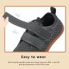 imageWateLves Wide Toddler Water Shoes Kids Barefoot Beach Swim Aqua Shoes Boys Girls Breathable Mesh Walking Hook and Loop SneakersDark Gray