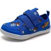imageWateLves Wide Toddler Water Shoes Kids Barefoot Beach Swim Aqua Shoes Boys Girls Breathable Mesh Walking Hook and Loop SneakersExcavator
