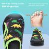 imageWateLves Wide Toddler Water Shoes Kids Quick Dry Barefoot Shoes Girls Boys Aqua Athletic Sneakers for Beach Hiking Swim Kayak Sport Accessories Camping EssentialsDinosaurs