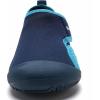 imageWateLves Wide Toddler Water Shoes Kids Quick Dry Barefoot Shoes Girls Boys Aqua Athletic Sneakers for Beach Hiking Swim Kayak Sport Accessories Camping EssentialsNavy Blue