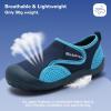 imageWateLves Wide Toddler Water Shoes Kids Quick Dry Barefoot Shoes Girls Boys Aqua Athletic Sneakers for Beach Hiking Swim Kayak Sport Accessories Camping EssentialsNavy Blue