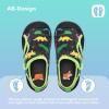 imageWateLves Wide Toddler Water Shoes Kids Quick Dry Barefoot Shoes Girls Boys Aqua Athletic Sneakers for Beach Hiking Swim Kayak Sport Accessories Camping EssentialsDinosaurs