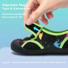 imageWateLves Wide Toddler Water Shoes Kids Quick Dry Barefoot Shoes Girls Boys Aqua Athletic Sneakers for Beach Hiking Swim Kayak Sport Accessories Camping EssentialsDinosaurs