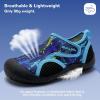 imageWateLves Wide Toddler Water Shoes Kids Quick Dry Barefoot Shoes Girls Boys Aqua Athletic Sneakers for Beach Hiking Swim Kayak Sport Accessories Camping EssentialsSharks