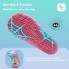 imageWateLves Wide Toddler Water Shoes Kids Quick Dry Barefoot Shoes Girls Boys Aqua Athletic Sneakers for Beach Hiking Swim Kayak Sport Accessories Camping EssentialsColourful