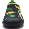 imageWateLves Wide Toddler Water Shoes Kids Quick Dry Barefoot Shoes Girls Boys Aqua Athletic Sneakers for Beach Hiking Swim Kayak Sport Accessories Camping EssentialsDinosaurs