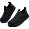 imageWateLves Toddler Water Shoes Kids Boys and Girls  QuickDry MultiPurpose Casual Water Sneakers Slip On with Drainage Holes for Swim Walking Beach Vacation EssentialsBlack