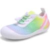 imageWateLves Wide Toddler Water Shoes Kids Barefoot Athletic Sneakers Girls Boys Quick Dry Aqua Socks for Beach Hiking Swim Kayak Sport Accessories Camping EssentialsColourful