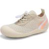 imageWateLves Wide Toddler Water Shoes Kids Barefoot Athletic Sneakers Girls Boys Quick Dry Aqua Socks for Beach Hiking Swim Kayak Sport Accessories Camping EssentialsBeige