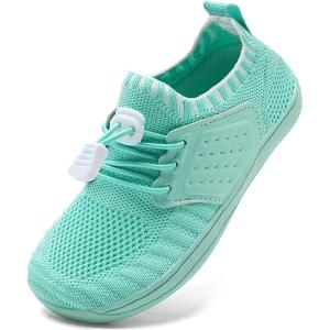 imageWateLves Water Shoes for Toddler Little Kid Minimalist Wide Barefoot Zero Drop Sole Splay Naturally Aqua Sneakers Boys GirlsYnMint Green