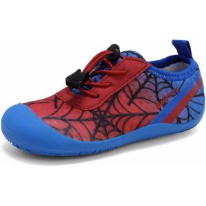 imageWateLves Wide Toddler Water Shoes Kids Barefoot Athletic Sneakers Girls Boys Quick Dry Aqua Socks for Beach Hiking Swim Kayak Sport Accessories Camping EssentialsRed Blue
