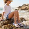 image:imageWateLves Girls Flip Flops Toddler Boys Girls NonSlip Sport Sandals for Beach Swim PoolLittle KidBig KidWhite