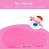 image:imageWateLves Girls amp Boys Kids Flip Flop summer Slide Sandals Slip on Suitable for Bath Shower Beach pool Little KidBig KidGrete Scales Pink