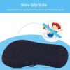 image:imageWateLves Girls amp Boys Kids Flip Flop summer Slide Sandals Slip on Suitable for Bath Shower Beach pool Little KidBig KidWavy Blue