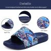 image:imageWateLves Girls amp Boys Slide Sandals Kids Summer Slippers Slip On for Outdoor Beach Pool Shower Little KidBig KidDinosaur