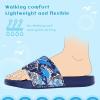 image:imageWateLves Girls amp Boys Slide Sandals Kids Summer Slippers Slip On for Outdoor Beach Pool Shower Little KidBig KidDinosaur