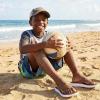 image:imageWateLves Kid Sport Flip Flops Unisex Boys Girls Thong Sandals Casual Sandal Shoes for Beach Swimming PoolPu Brown