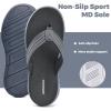 image:imageWateLves Kid Sport Flip Flops Unisex Boys Girls Thong Sandals Casual Sandal Shoes for Beach Swimming PoolPu Grey
