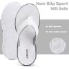 image:imageWateLves Kid Sport Flip Flops Unisex Boys Girls Thong Sandals Casual Sandal Shoes for Beach Swimming PoolPu White