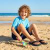 image:imageWateLves Girls Flip Flops Toddler Boys Girls NonSlip Sport Sandals for Beach Swim PoolLittle KidBig KidBlack Game Console