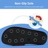 image:imageWateLves Kids Slide Sandals Boys Comfortable SlipOn Sandals Youth Big Kids Summer Slippers for Beach Pool Shower LittleBig KidColorful Leaves