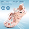 image:imageWateLves ToddlerLittleBigKid Water Shoes Wide Barefoot Aqua Athletic Sneakers Girls Boys Hiking Beach Swim Fast Dry Shoes Builtin Heel GripsAxolotl