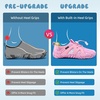 image:imageWateLves ToddlerLittleBigKid Water Shoes Wide Barefoot Aqua Athletic Sneakers Girls Boys Hiking Beach Swim Fast Dry Shoes Builtin Heel GripsPink Stars