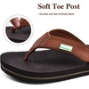 image:imageWateLves Youth Big Kids Flip Flops Boys Sandals Summer Thong Slide Sandals for Beach Pool ShowerCaramel