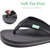 image:imageWateLves Youth Big Kids Flip Flops Boys Sandals Summer Thong Slide Sandals for Beach Pool ShowerDark Grey