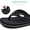 image:imageWateLves Youth Big Kids Flip Flops Boys Sandals Summer Thong Slide Sandals for Beach Pool ShowerSolid Black