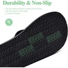 image:imageWateLves Youth Big Kids Flip Flops Boys Sandals Summer Thong Slide Sandals for Beach Pool ShowerSolid Black