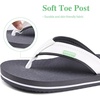image:imageWateLves Youth Big Kids Flip Flops Boys Sandals Summer Thong Slide Sandals for Beach Pool ShowerWhiteGrey