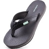 image:imageWateLves Youth Big Kids Flip Flops Boys Sandals Summer Thong Slide Sandals for Beach Pool ShowerDark Grey
