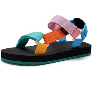 image:imageWateLves Kids Sandals Boys Girls Lightweight Nonslip Athletic Sandals with Adjustable Webbing for Hiking Walking Beach Water SportsColorful